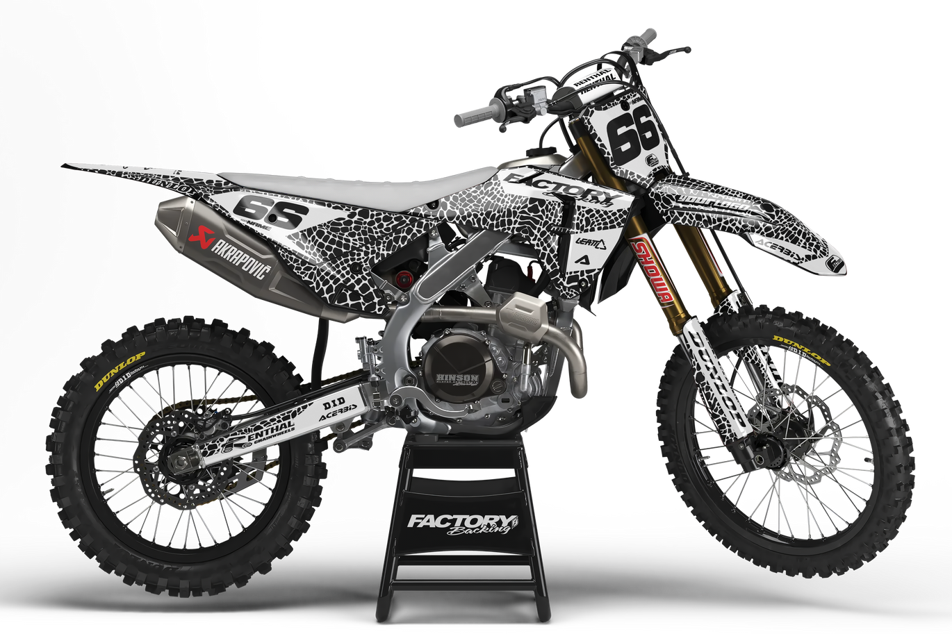 Factory Backing Graphics Factory Backing - Custom Motocross Bike Graphics