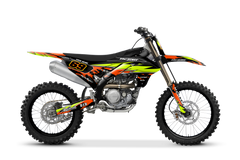 Custom Lightning Series MX Graphics Kit (any bike model/colors/logos)
