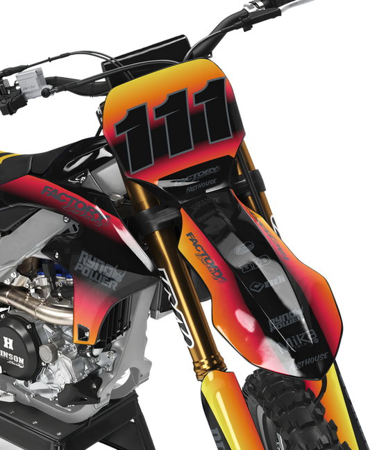 YAMAHA BLITZ SERIE (JEDES FAHRRADMODELL UND JEDE FARBE!) Semi-Custom Factory Backing Graphics