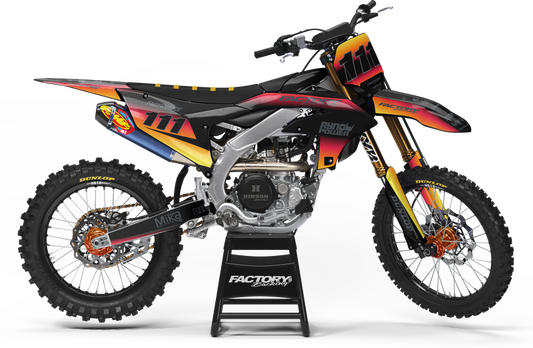 YAMAHA BLITZ SERIE (JEDES FAHRRADMODELL UND JEDE FARBE!) Semi-Custom Factory Backing Graphics