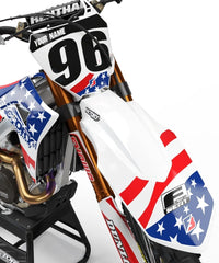 HONDA USA SERIES (ANY BIKE MODEL AND COLORS!) Semi-Custom Factory Backing Graphics