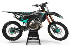 HONDA MIDNIGHT SERIES (ANY BIKE MODEL AND COLORS!) Semi-Custom Factory Backing Graphics