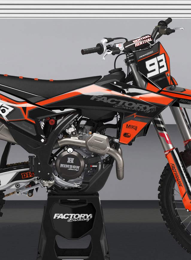 Factory Backing Graphics Factory Backing - Custom Motocross Bike Graphics
