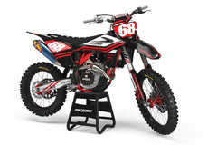 GAS GAS EXPRESS V2 SERIE (JEDES FAHRRADMODELL UND JEDE FARBE!) Semi-Custom Factory Backing Graphics