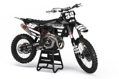 GAS GAS PUNK BLACK FLAG SERIES (ANY BIKE MODEL AND COLORS!) Semi-Custom Factory Backing Graphics