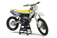 HUSQVARNA EXPRESS V1 SERIES (ANY BIKE MODEL AND COLORS!) Semi-Custom Factory Backing Graphics