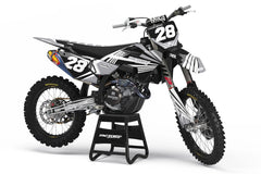 HUSQVARNA DIMENSIONAL BW SERIES (ANY BIKE MODEL AND COLORS!) Semi-Custom Factory Backing Graphics