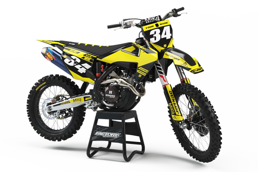 SÉRIE HUSQVARNA PL3 (TOUS LES MODÈLES ET COULEURS DE VÉLO !) Graphiques de support d'usine semi-personnalisés