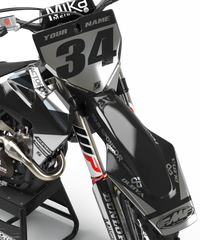 HUSQVARNA PL3 CHROME (MUST SELECT CHROME FINISH  OPTION) Semi-Custom Factory Backing Graphics