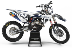 HUSQVARNA TORQUE SERIES (ANY BIKE MODEL AND COLORS!) Semi-Custom Factory Backing Graphics
