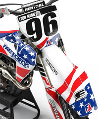 HUSQVARNA USA SERIES (JEDES FAHRRADMODELL UND JEDE FARBE!) Semi-Custom Factory Backing Graphics