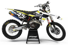 HUSQVARNA FAST GUY SERIE (JEDES FAHRRADMODELL UND JEDE FARBE!) Semi-Custom Factory Backing Graphics