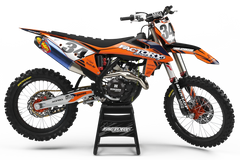 KT GONE SERIES (ANY BIKE MODEL AND COLORS!) Semi-Custom Factory Backing Graphics