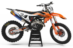 KT BLITZ SERIES (ANY BIKE MODEL AND COLORS!) Semi-Custom Factory Backing Graphics
