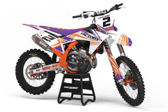 KT DIMENSIONAL SERIES (ANY BIKE MODEL AND COLORS!) Semi-Custom Factory Backing Graphics