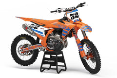 KT PUNK FLAG SERIES (ANY BIKE MODEL AND COLORS!) Semi-Custom Factory Backing Graphics