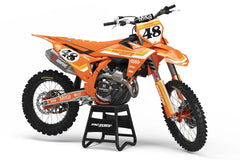 KT RETRO SERIES (ANY BIKE MODEL AND COLORS!) Semi-Custom Factory Backing Graphics