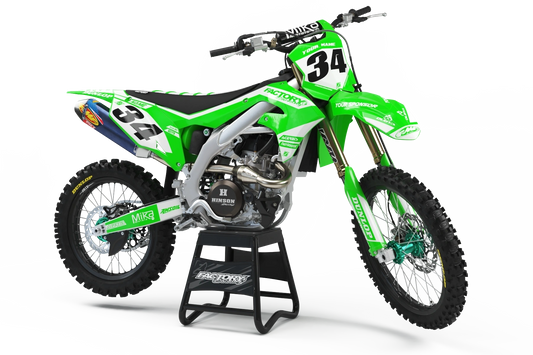 KAWASAKI PL3 (TOUS LES MODÈLES ET COULEURS DE VÉLO !) Graphiques de support d'usine semi-personnalisés