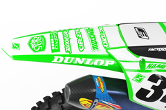 KAWASAKI PL3 (ANY BIKE MODEL AND COLORS!) Semi-Custom Factory Backing Graphics