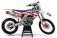 KAWASAKI USA (ANY BIKE MODEL AND COLORS!) Semi-Custom Factory Backing Graphics