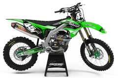 KAWASAKI FAST GUY (ANY BIKE MODEL AND COLORS!) Semi-Custom Factory Backing Graphics