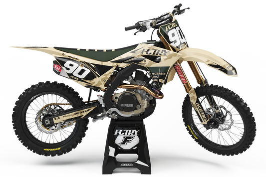HONDA CAMOUFLAGE 2 SERIE (JEDES FAHRRADMODELL UND JEDE FARBE!) Semi-Custom Factory Backing Graphics 