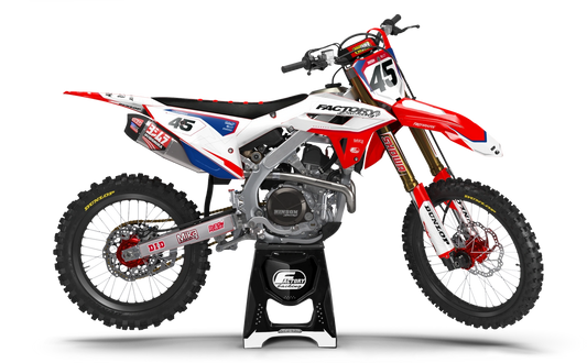 HONDA PAT SERIES (JEDES FAHRRADMODELL UND JEDE FARBE!) Semi-Custom Factory Backing Graphics 