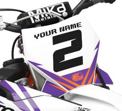 KT DIMENSIONAL SERIES (ANY BIKE MODEL AND COLORS!) Semi-Custom Factory Backing Graphics