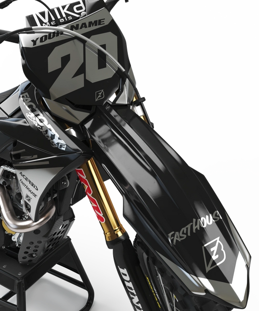 SUZUKI PL1 CHROME (TOUS LES MODÈLES ET COULEURS DE VÉLO !) Graphiques de support d'usine semi-personnalisés