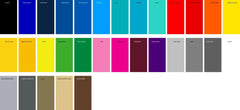 Honda Smooth Series Factory Backing Pre Printed number decal Set - choose your name, # , colorway