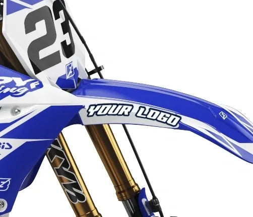 Autocollants de garde-boue avant arqués, 21 MIL. Les arches de garde-boue avant MX sont l'un des meilleurs spots publicitaires sur la moto tout-terrain MX ! 