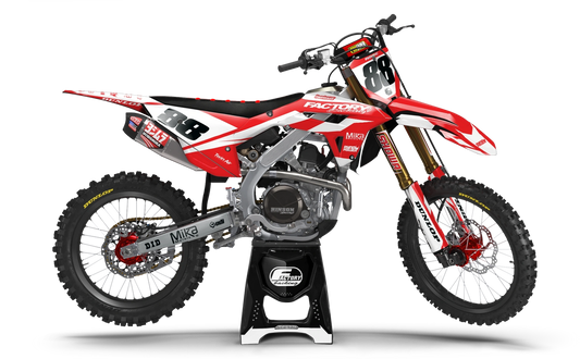HONDA BOLTING SERIES (JEDES FAHRRADMODELL UND JEDE FARBE!) Semi-Custom Factory Backing Graphics 