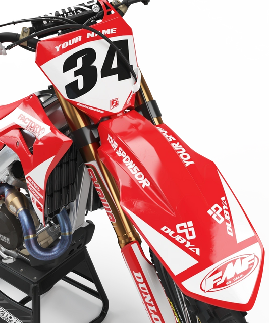 HONDA PL3 SERIE (JEDES FAHRRADMODELL UND JEDE FARBE!) Semi-Custom Factory Backing Graphics 