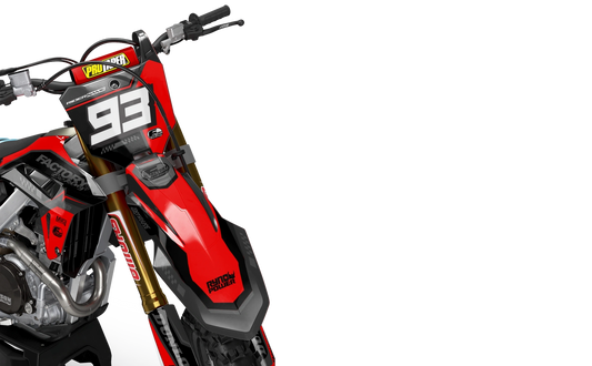 COBRA SWIFT SERIE (JEDES FAHRRADMODELL UND JEDE FARBE!) Semi-Custom Factory Backing Graphics
