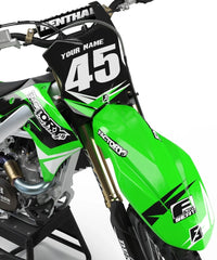 KAWASAKI FAST GUY (ANY BIKE MODEL AND COLORS!) Semi-Custom Factory Backing Graphics
