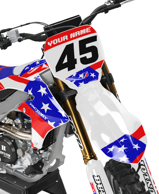 USA 45 (TOUS LES MODÈLES ET COULEURS DE VÉLO !) Graphiques de support d'usine semi-personnalisés
