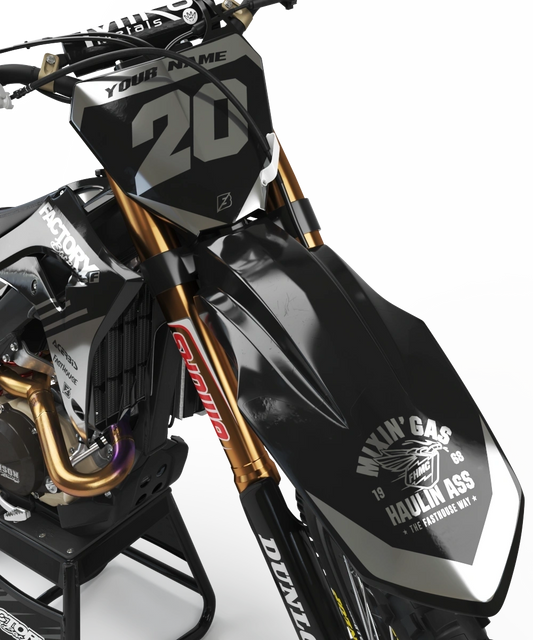 HONDA PL1 CHROM (JEDES FAHRRADMODELL UND JEDE FARBE!) Semi-Custom Factory Backing Graphics 