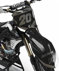 KAWASAKI PL1 CHROME (TOUS LES MODÈLES DE VÉLO ET COULEURS !) Graphiques de support d'usine semi-personnalisés