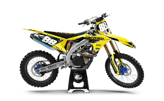 SÉRIE DE BOLTING SUZUKI (TOUS LES MODÈLES ET COULEURS DE VÉLO !) Graphiques de support d'usine semi-personnalisés