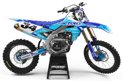 YAMAHA GONE SERIES (ANY BIKE MODEL AND COLORS!) Semi-Custom Factory Backing Graphics