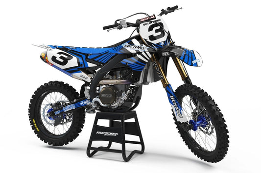 YAMAHA DIMENSIONAL SERIES (JEDES FAHRRADMODELL UND JEDE FARBE!) Semi-Custom Factory Backing Graphics